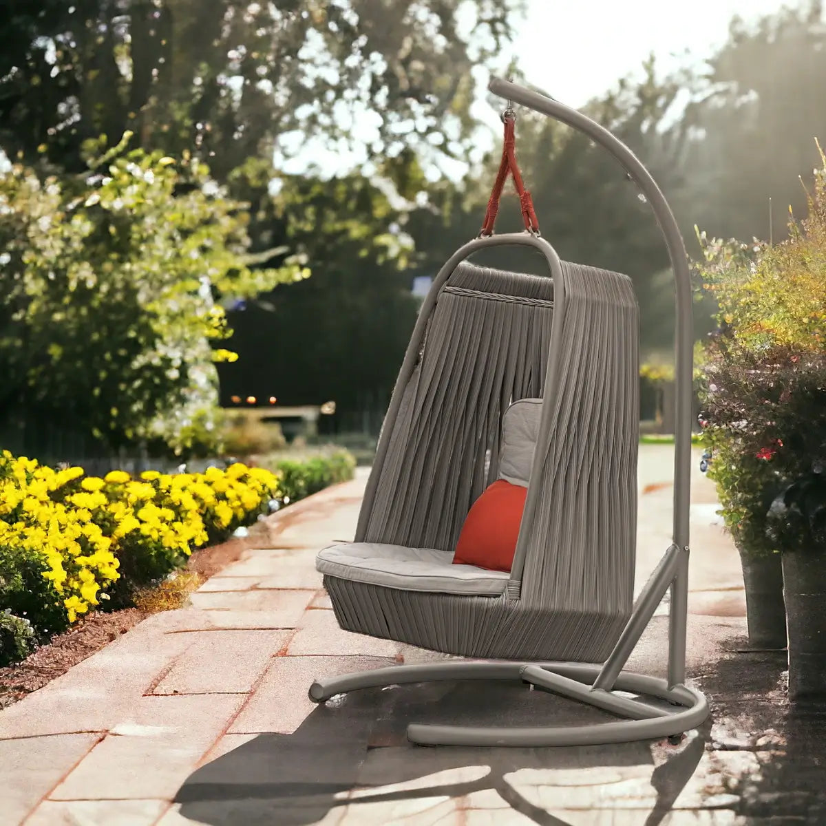 Cannes cushioned swing seat hotsell