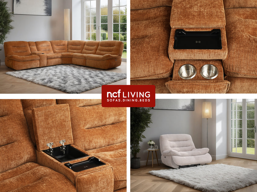 Collage of the Washington Corner Power Recliner Sofa