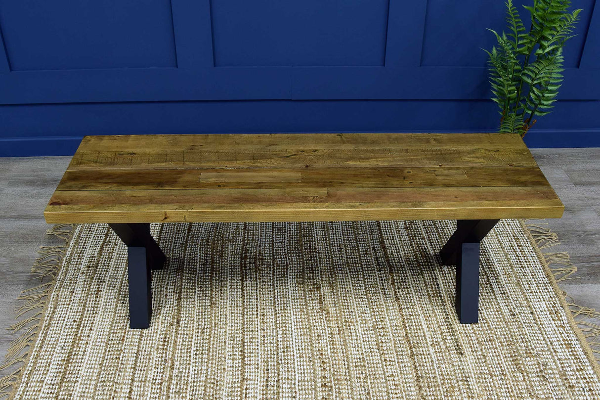 Top view of the New York Dining Bench.