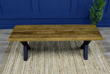 Top view of the New York Dining Bench.