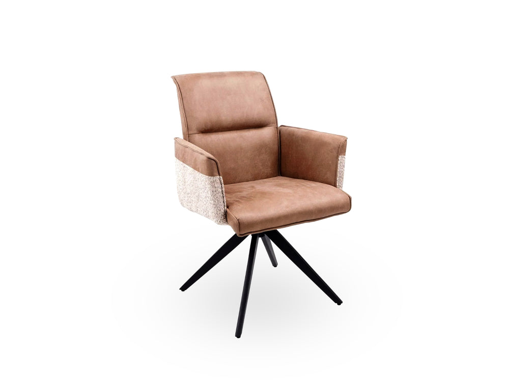 Nora 360° Auto-Return Swivel Dining Chair