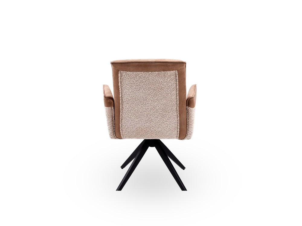 Nora 360° Auto-Return Swivel Dining Chair