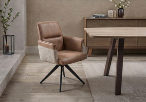 Nora 360° Auto-Return Swivel Dining Chair