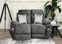 Osaka 2 Seater Power Recliner Sofa - Grey