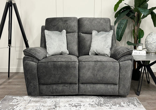 Osaka 2 Seater Power Recliner Sofa - Grey