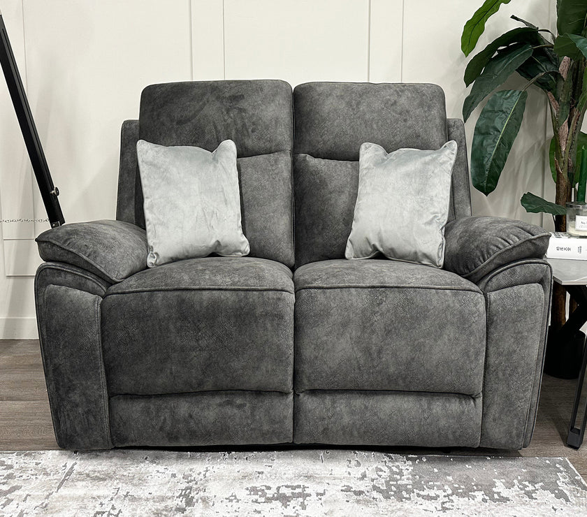 Osaka 2 Seater Power Recliner Sofa - Grey