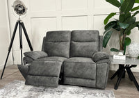 Osaka 2 Seater Power Recliner Sofa - Grey