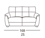 Pisa 2-Seater Sofa