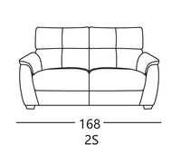 Pisa 2-Seater Sofa