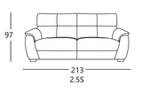 Pisa 3-Seater Static