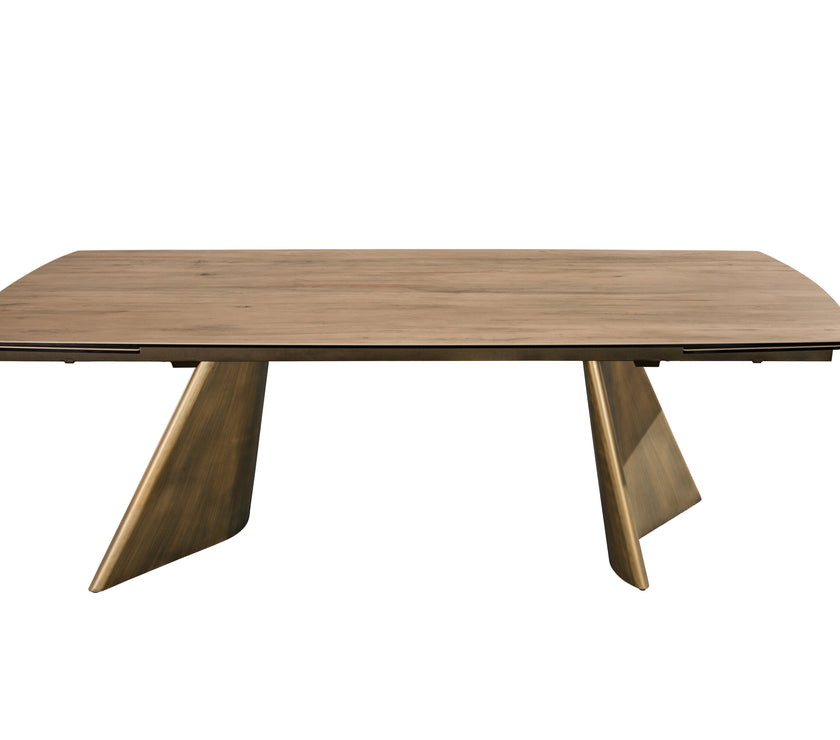 Enzo Natural Ceramic Extending Dining Table