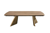 Enzo Natural Ceramic Extending Dining Table