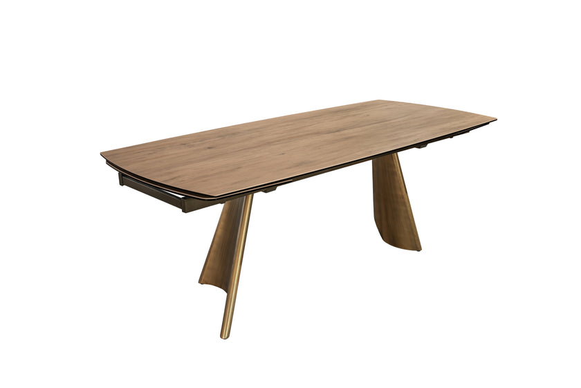 Enzo Natural Ceramic Extending Dining Table