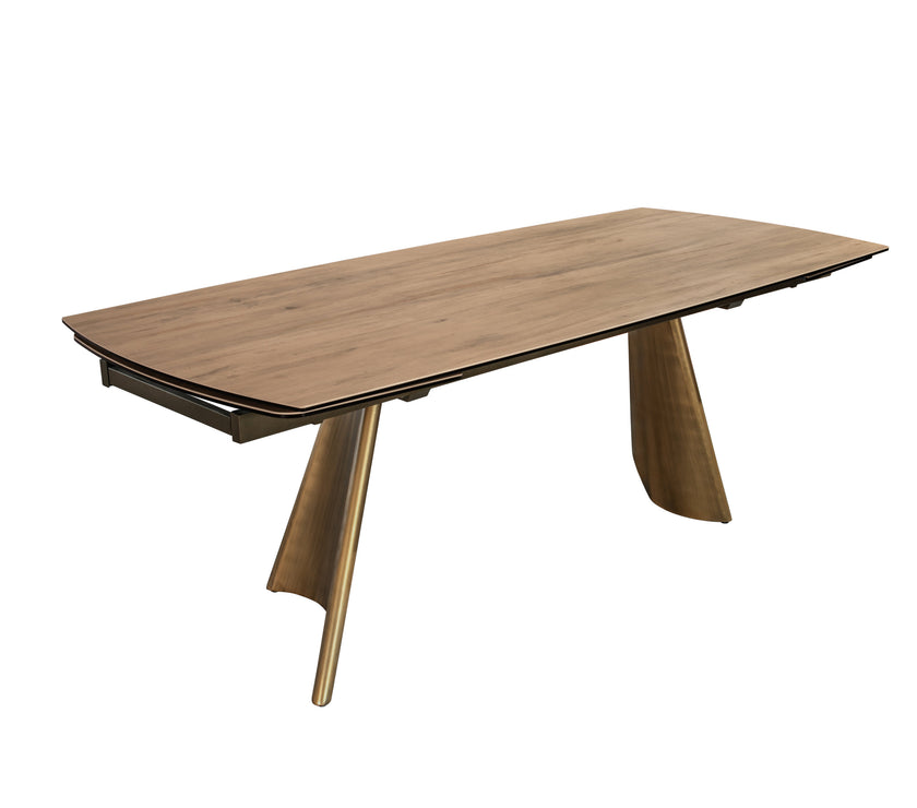 Enzo Natural Ceramic Extending Dining Table