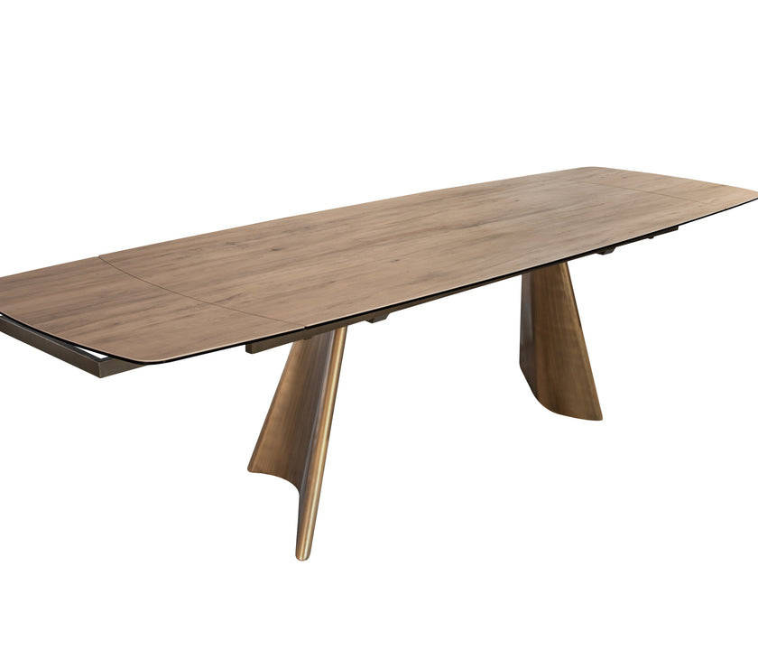 Enzo Natural Ceramic Extending Dining Table