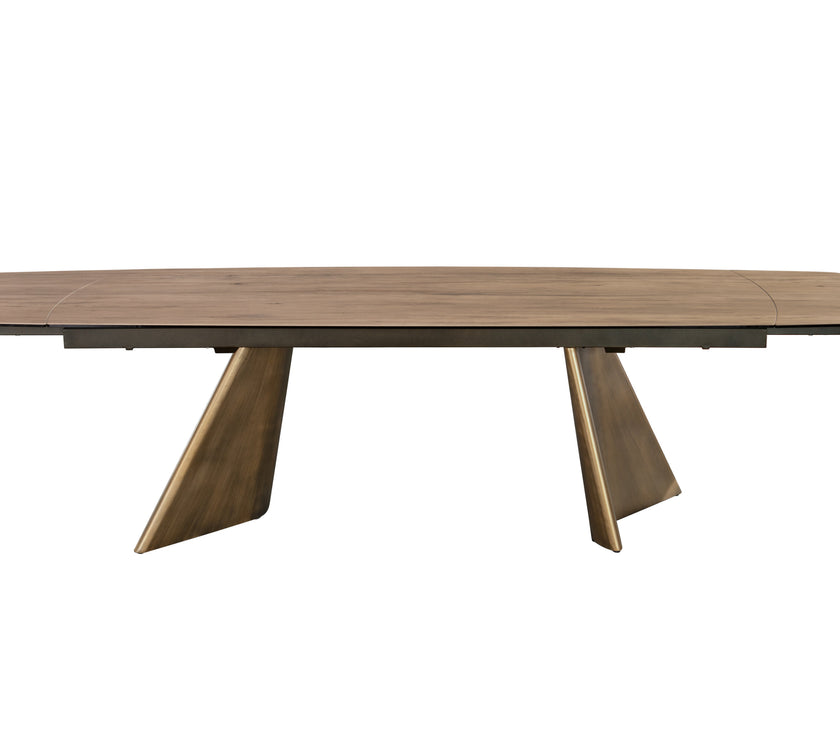 Enzo Natural Ceramic Extending Dining Table