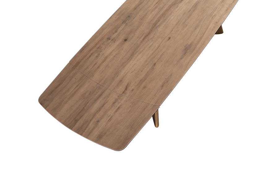 Enzo Natural Ceramic Extending Dining Table