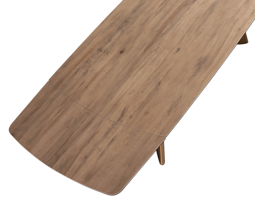 Enzo Natural Ceramic Extending Dining Table