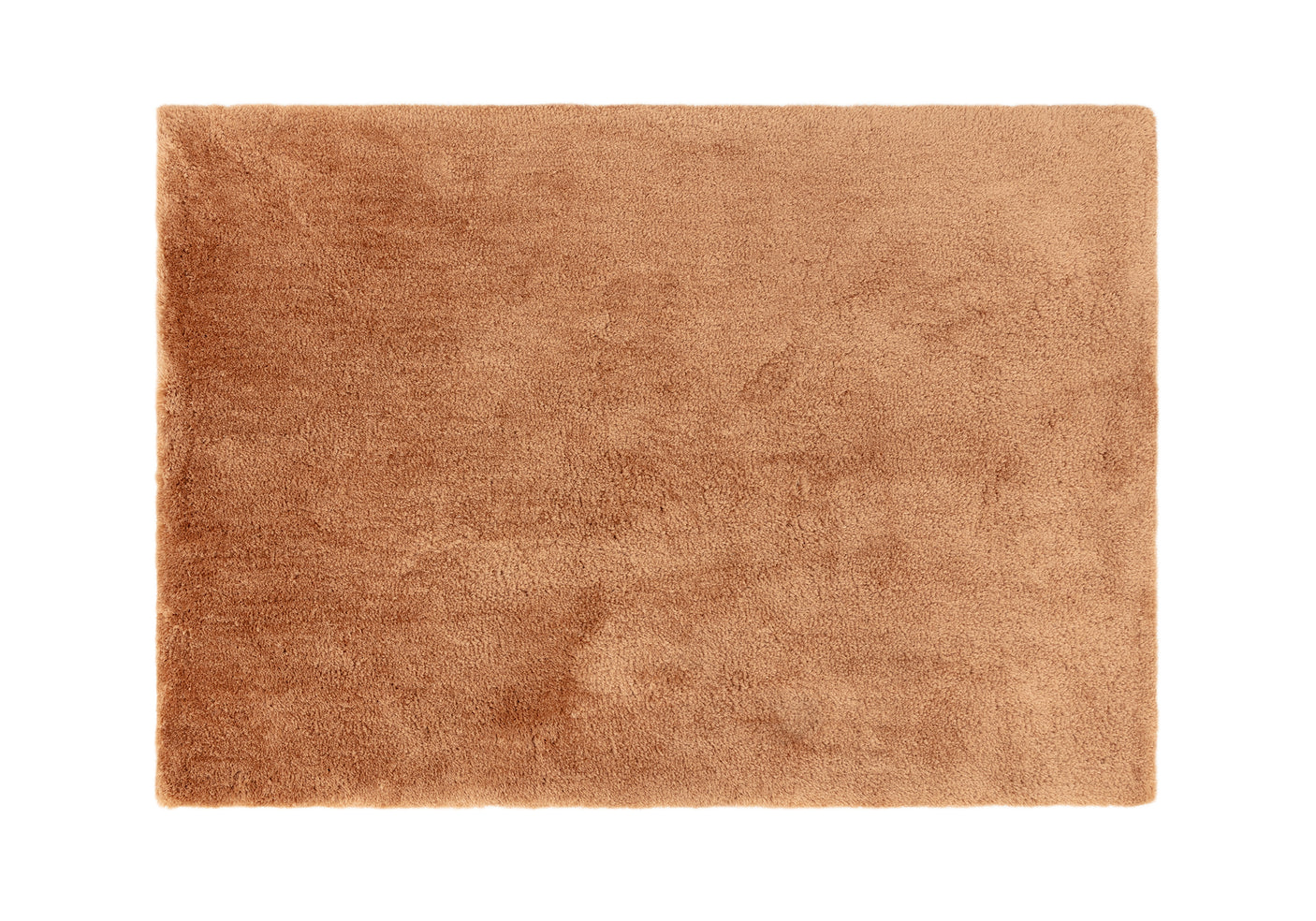 A terracotta rug on white background. 