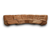 Image of the Washington Corner Power Recliner Sofa in a reclined position