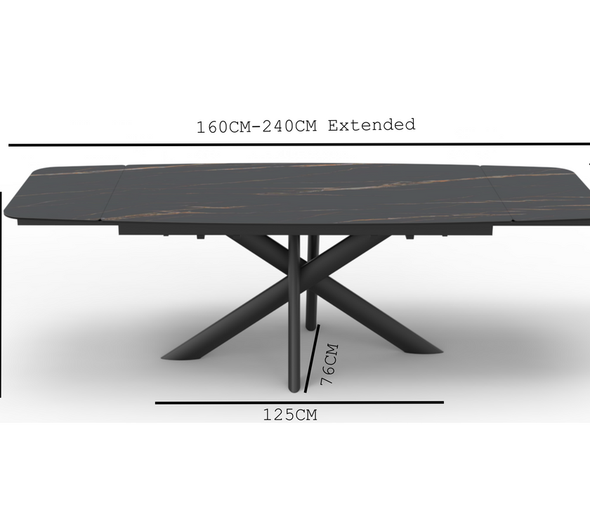 Acropolis Ceramic Extendable Dining Table