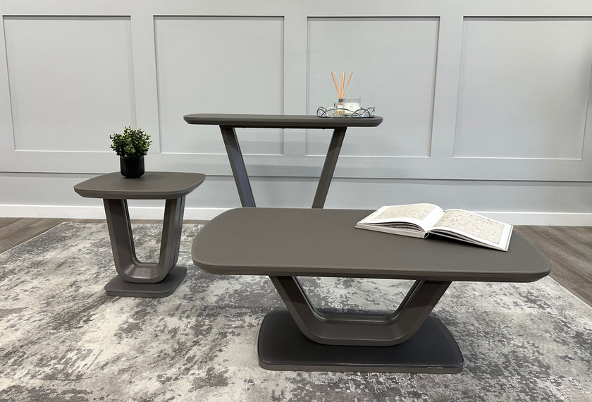 Florence Lamp Table - Graphite