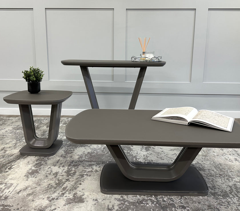 Florence Lamp Table - Graphite