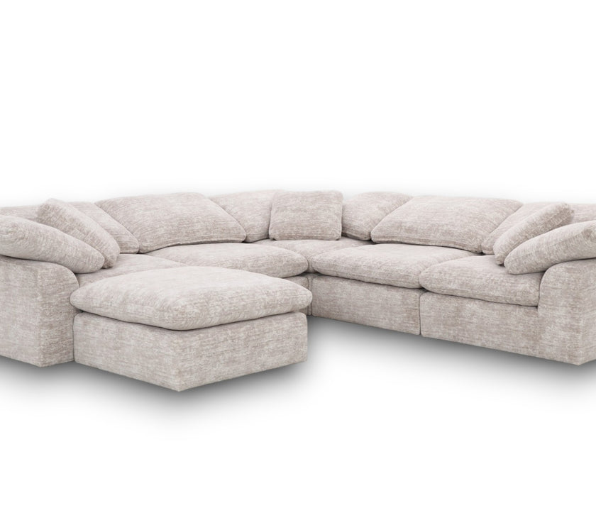 Cloud 6-Piece Modular Corner Sofa