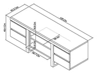 Toulouse Wide Entertainment Unit