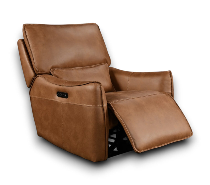 Angled view of the Valencia Power Recliner Armchair