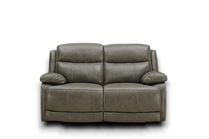 Montana 2 Seater Sofa with Power Recliner & Adjustable Headrest - Contemporary Comfort