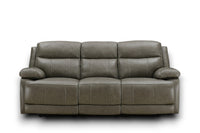 Montana 3 Seater Sofa with Dual Power Recliners & Adjustable Power Headrest