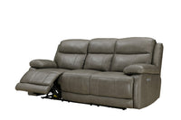 Angled image of the dark grey Montana 3 seater sofa