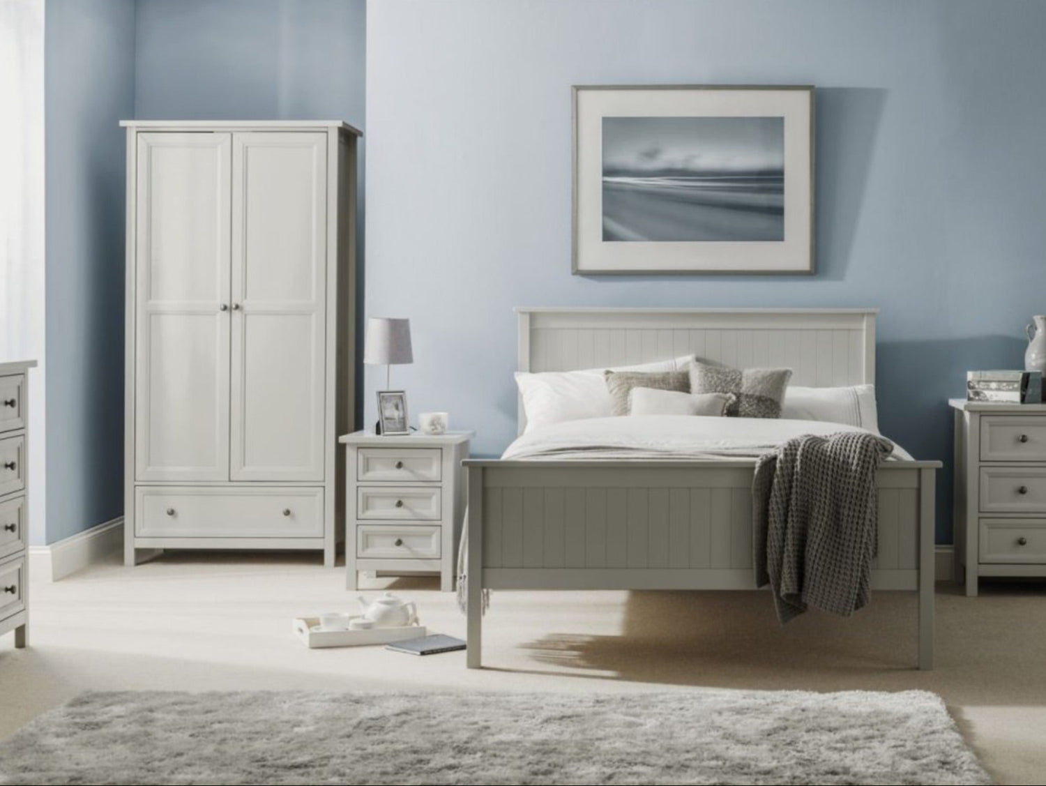 Front view of the Mist Bed Frame