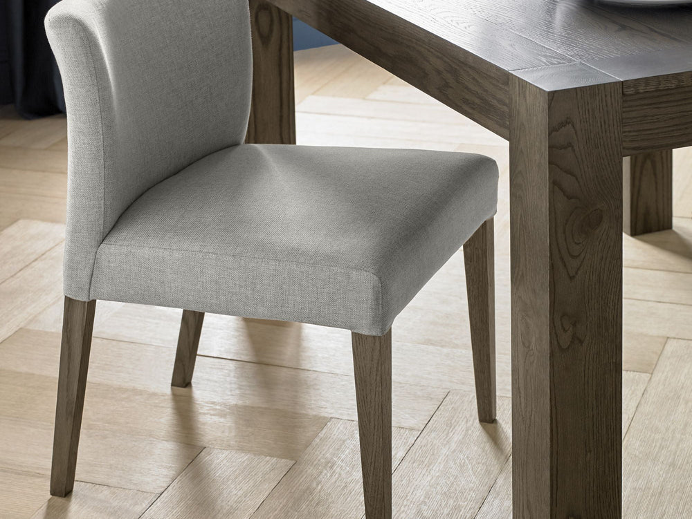 Set of 2 Turner Dark Oak Low Back Dining Chairs