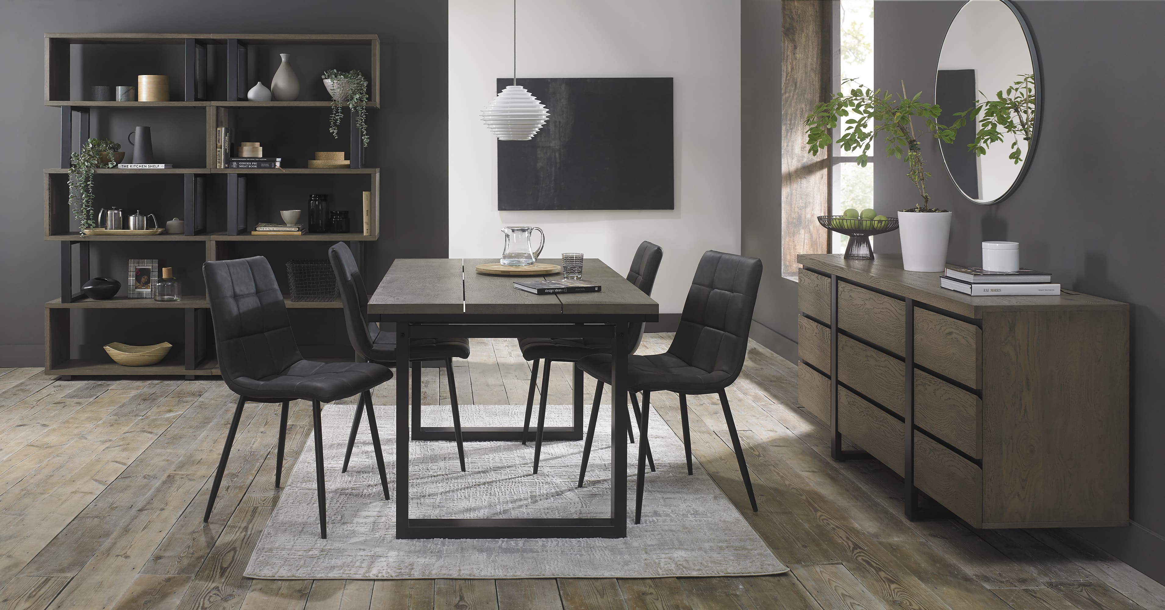 Morris ash grey on sale dining table