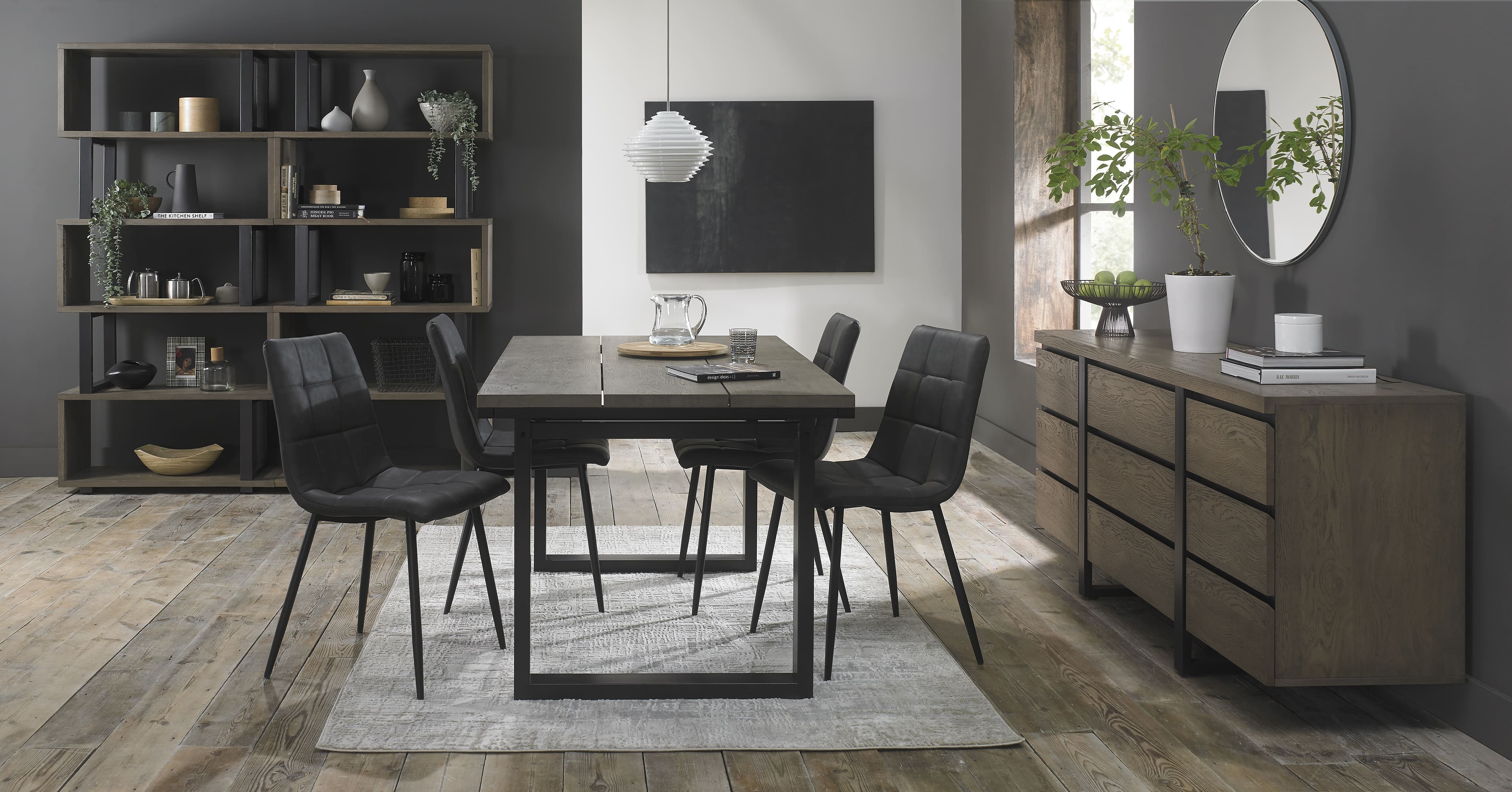 Tenna Dining Chairs (Pair) Grey