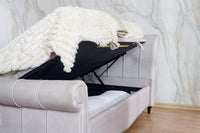 Image of the storage space of the Athena Ottoman Bed Frame