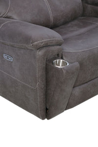 Image of the cupholders of the Brentor 3 Seater Recliner Sofa