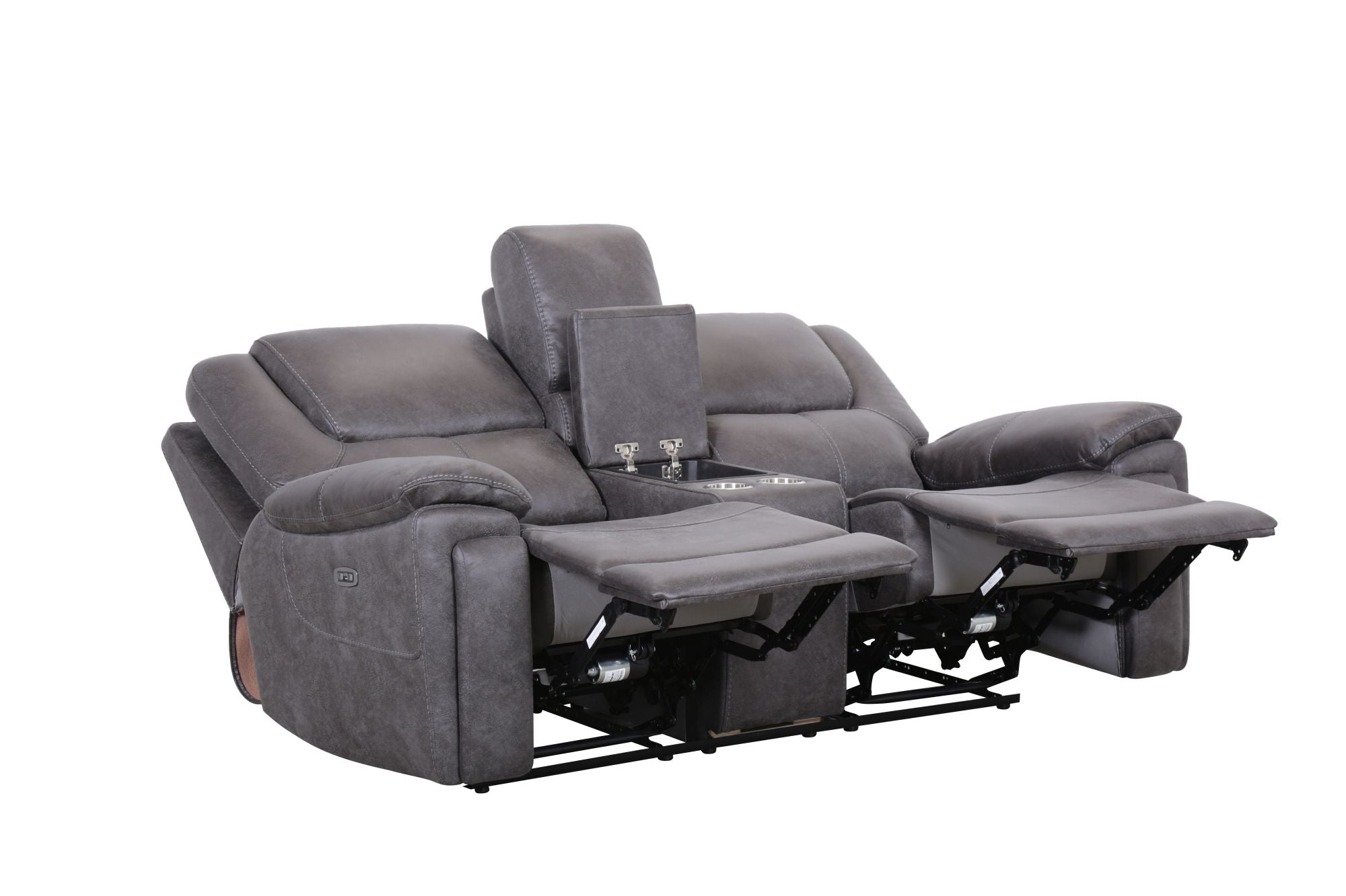 Recliner sofa store with wheels