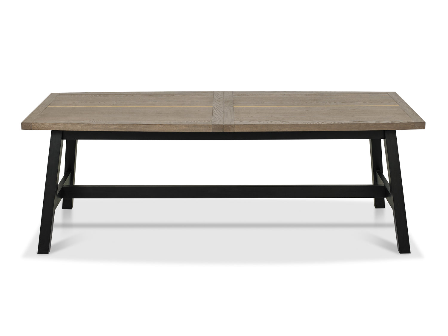 Front view of the Candice 6-8 Seater Extendable Dining Table