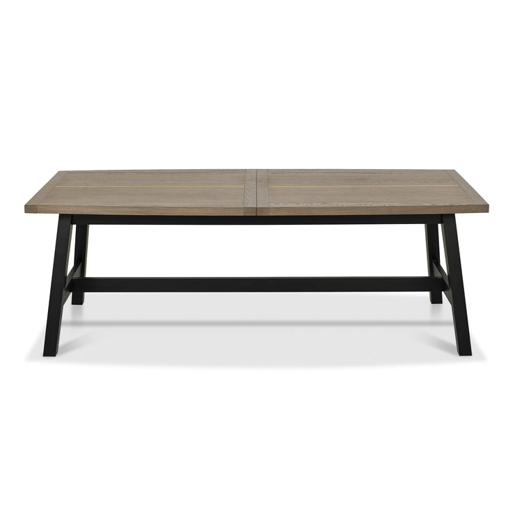 Front view of the Candice 6-8 Seater Extendable Dining Table