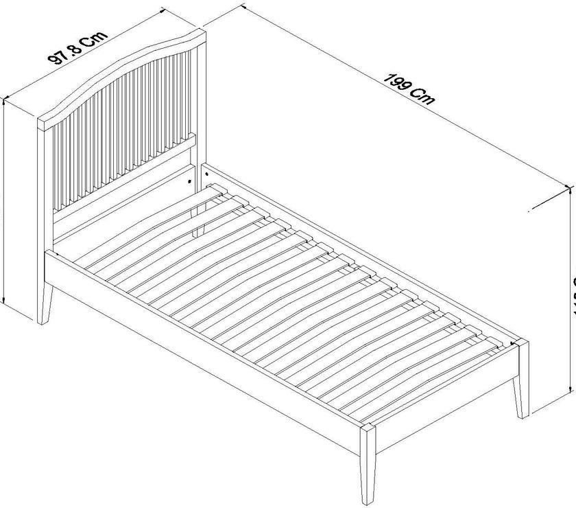 The dimensions of the Ashbourne Bed Frame