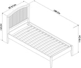 The dimensions of the Ashbourne Bed Frame