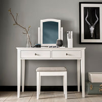 Ashbourne Dressing Stool White