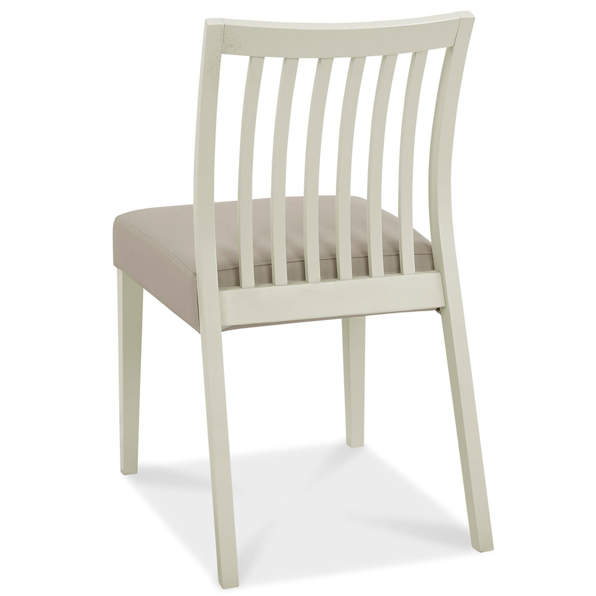 Boden Low Slatted Back Chair Grey (Pair)