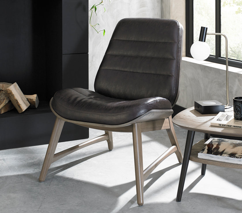 Heritage Leather Chair + Footstool (Package Deal)