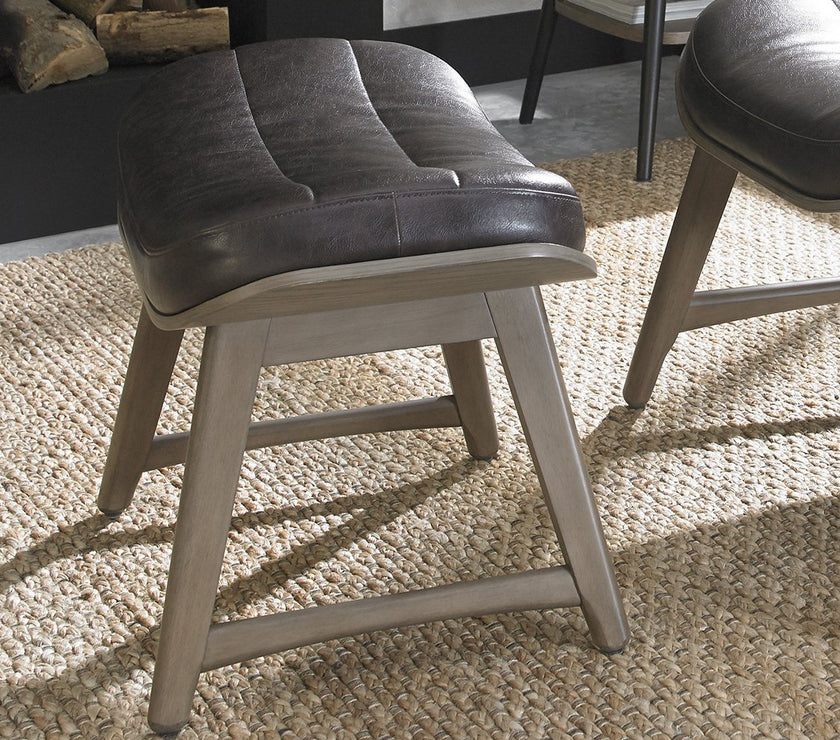 Heritage Leather Chair + Footstool (Package Deal)