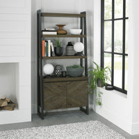 Elliot Fumed Oak Open Display Unit