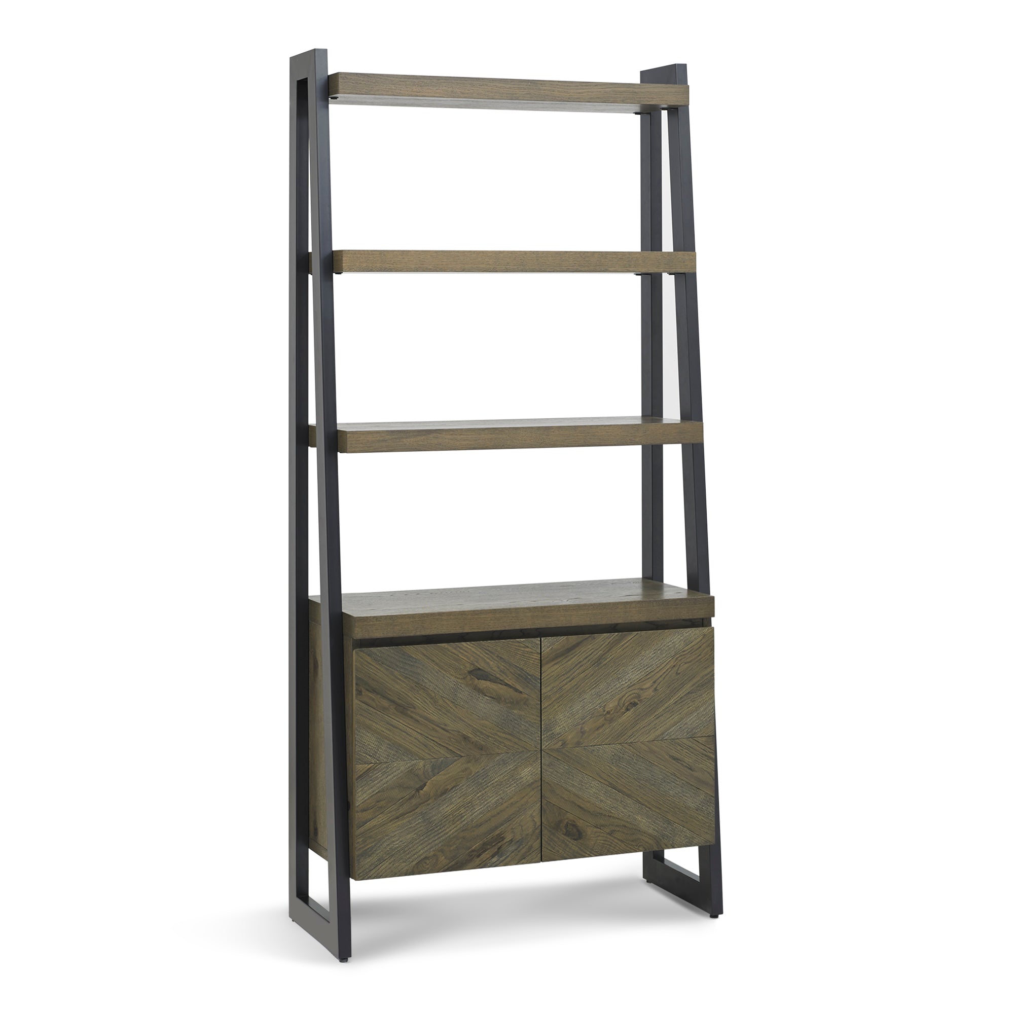 Elliot Fumed Oak Open Display Unit